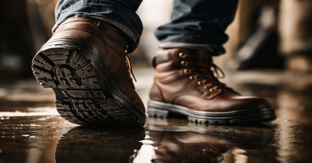 wolverine floorhand boots in use