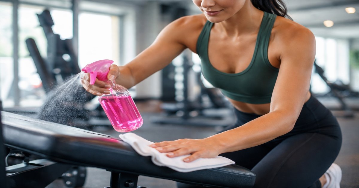 pink miracle cleaner in use